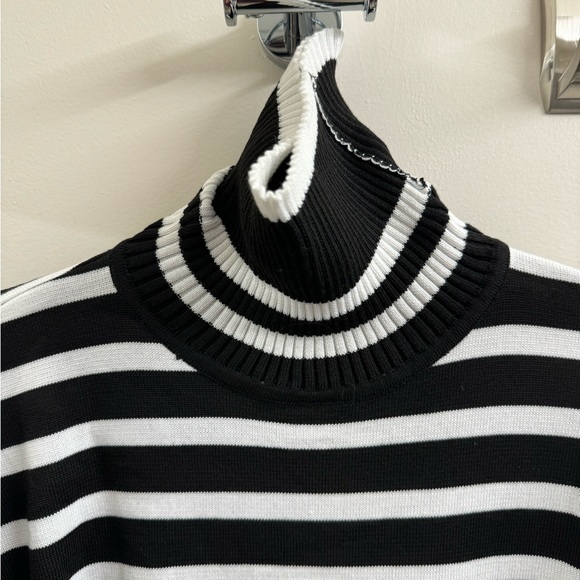 Commense Parisian Stripe Mock Neck Sweater. Only worn once. - Picture 6 of 8